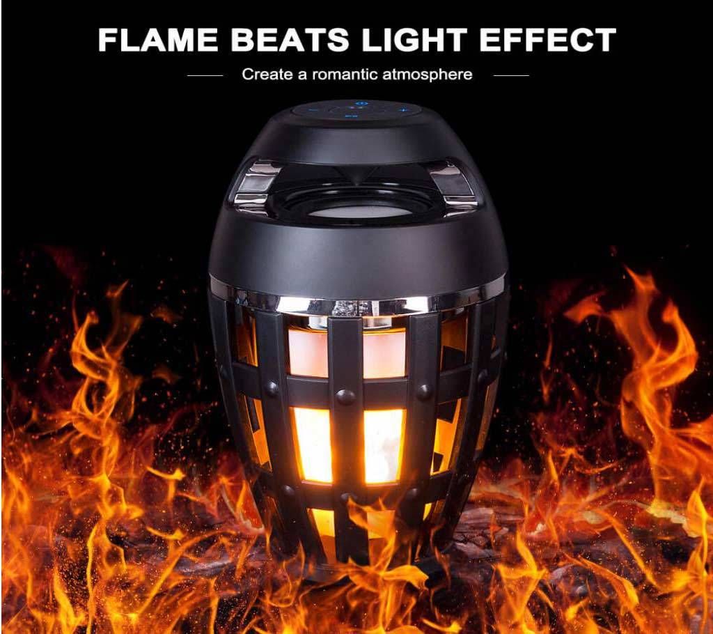 Led Flame Lamp with Wireless Speaker