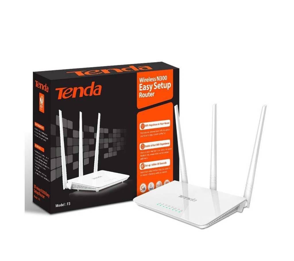 Tenda F3 300Mbps Wi-Fi Router Wi-Fi/Wireless-300Mbps.