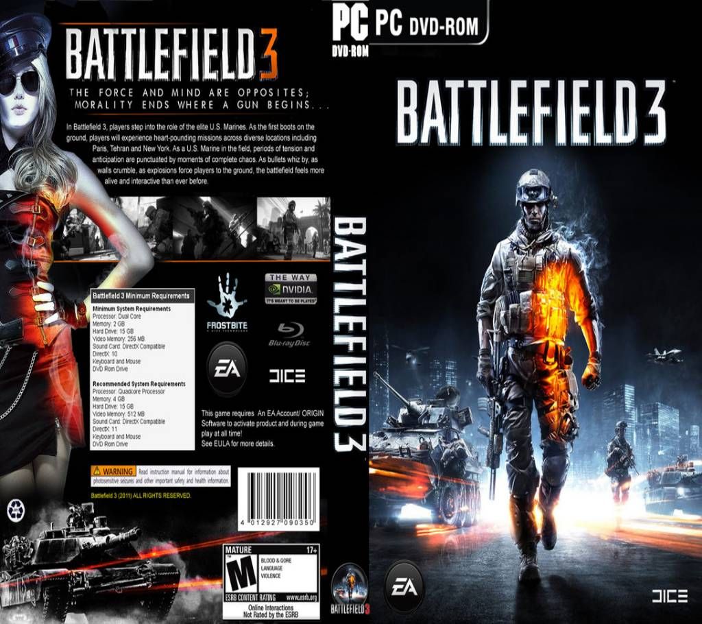 Battlefield 3 PC DVD
