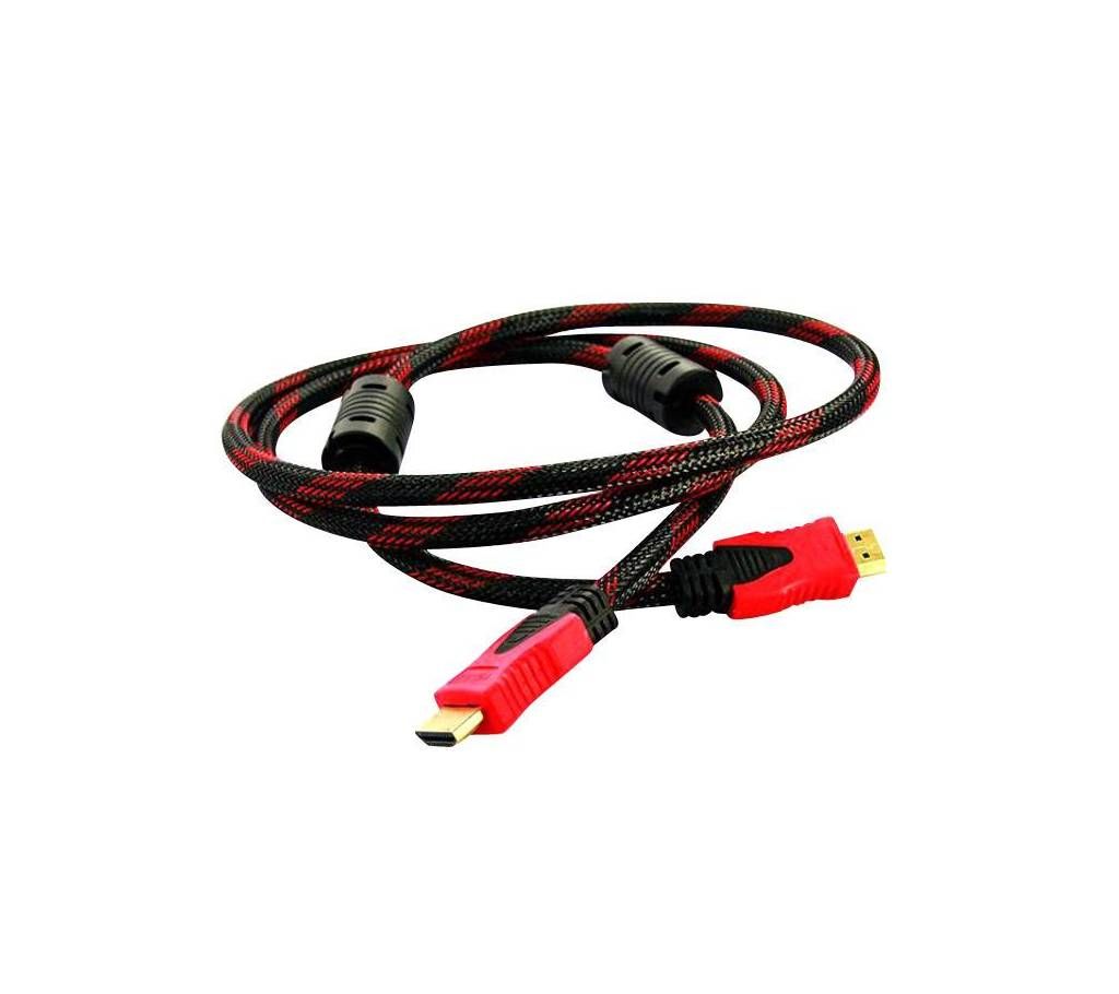 5m HDMI Cable for Laptops - Red and Black