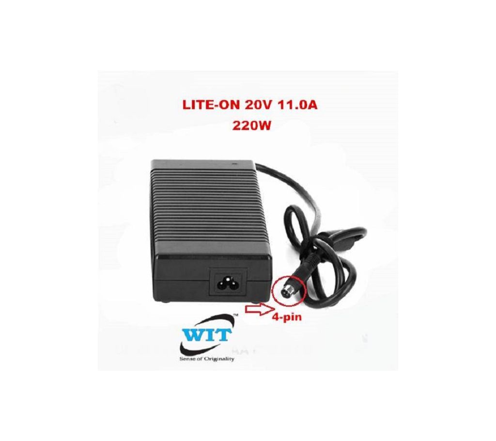 LITE-ON 20V 11.0A 220W 4-pin Power Adapter Dell Alienware D900K D900T PA-1221-03 220W Adapter