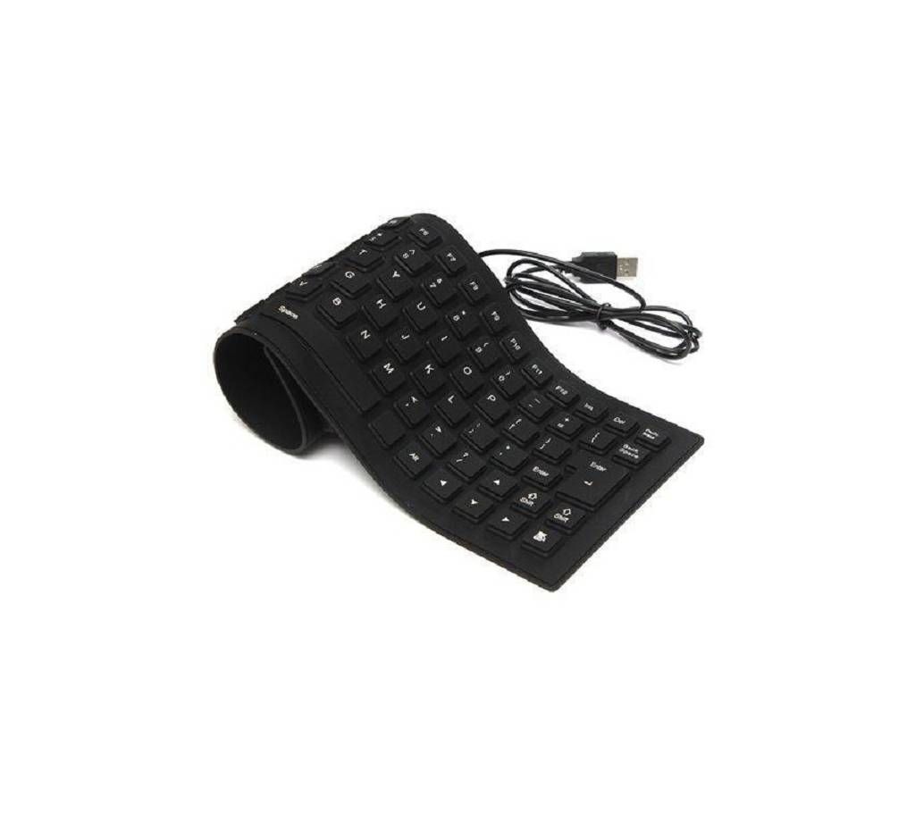 Flexible Wired Keyboard - Black