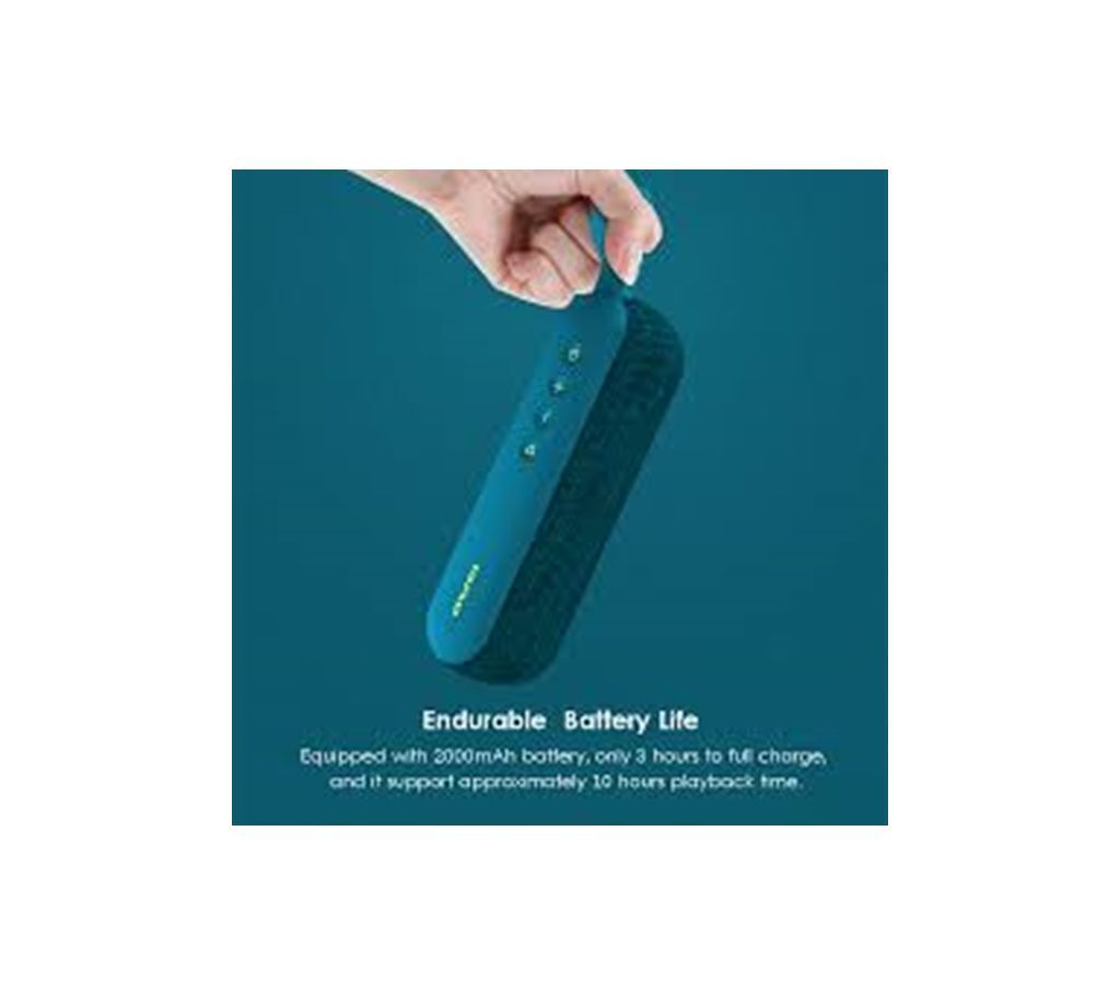 Y230 Portable Outdoor 2000mAh Bluetooth Speaker With Mic-Blue