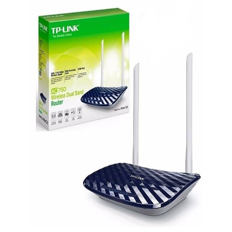 TP Link AC750 Archer C20 Wireless Router 