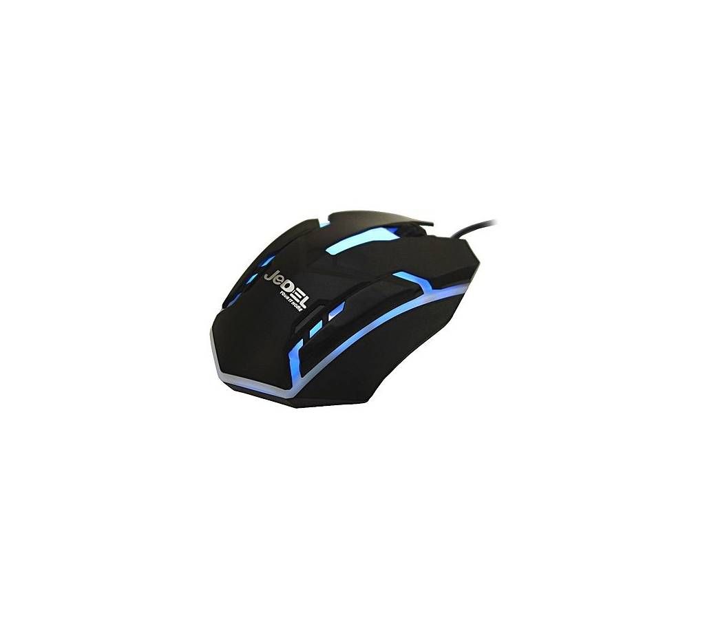 Jedel M66 USB Wired Pro Gaming Mouse - Black