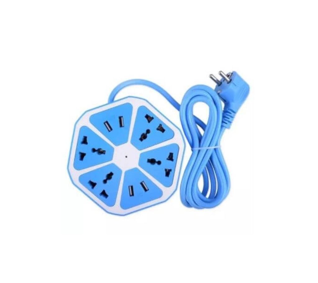 4 USB And Four Socket Multiplug & hub