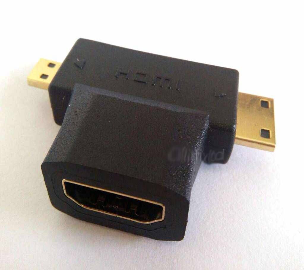 HDMI 2-in-1 T-Adapter connector
