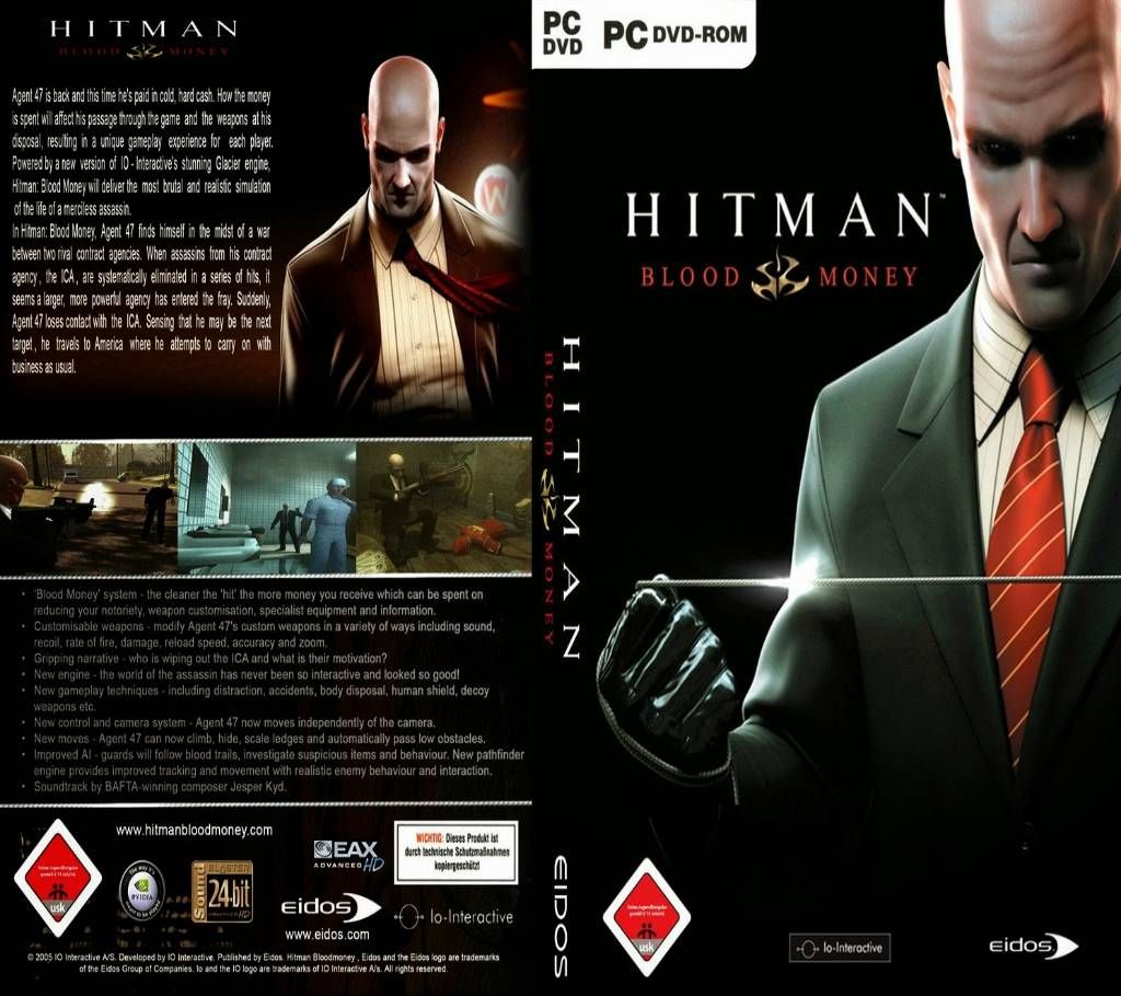 Hitman Blood Money PC DVD
