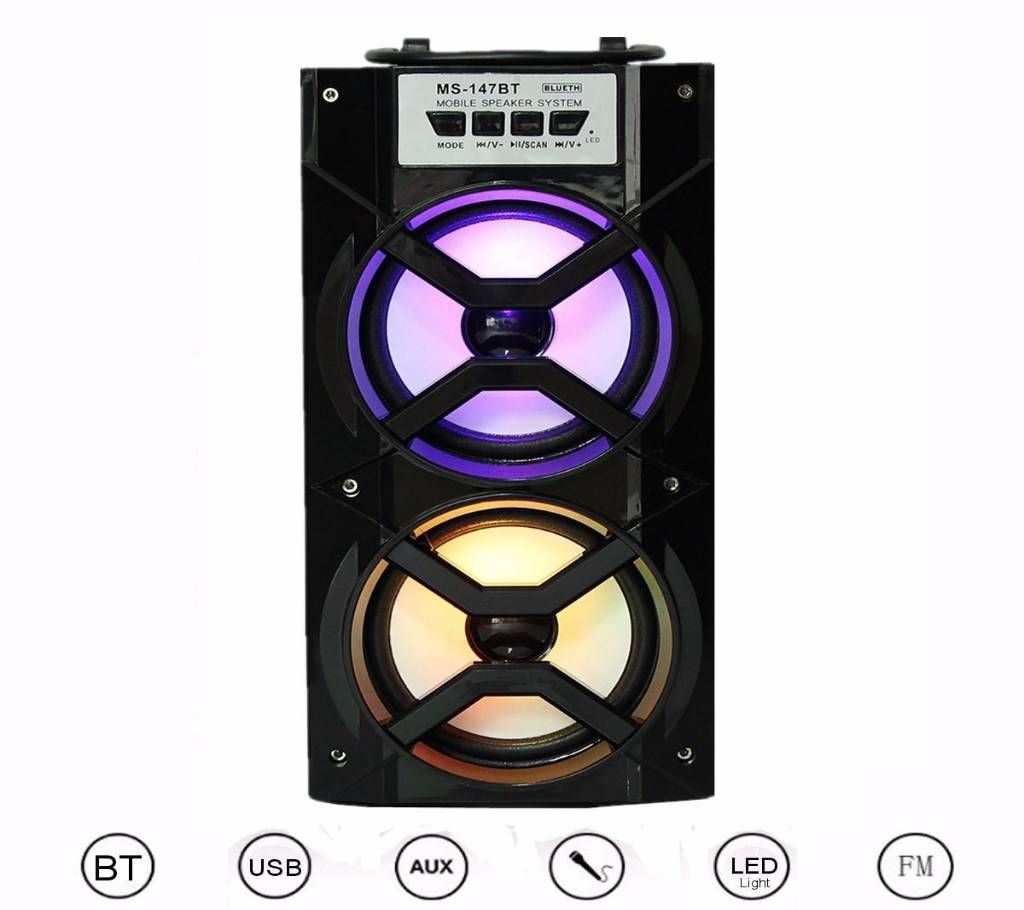 MS-147BT Bluetooth Box Dual Speaker