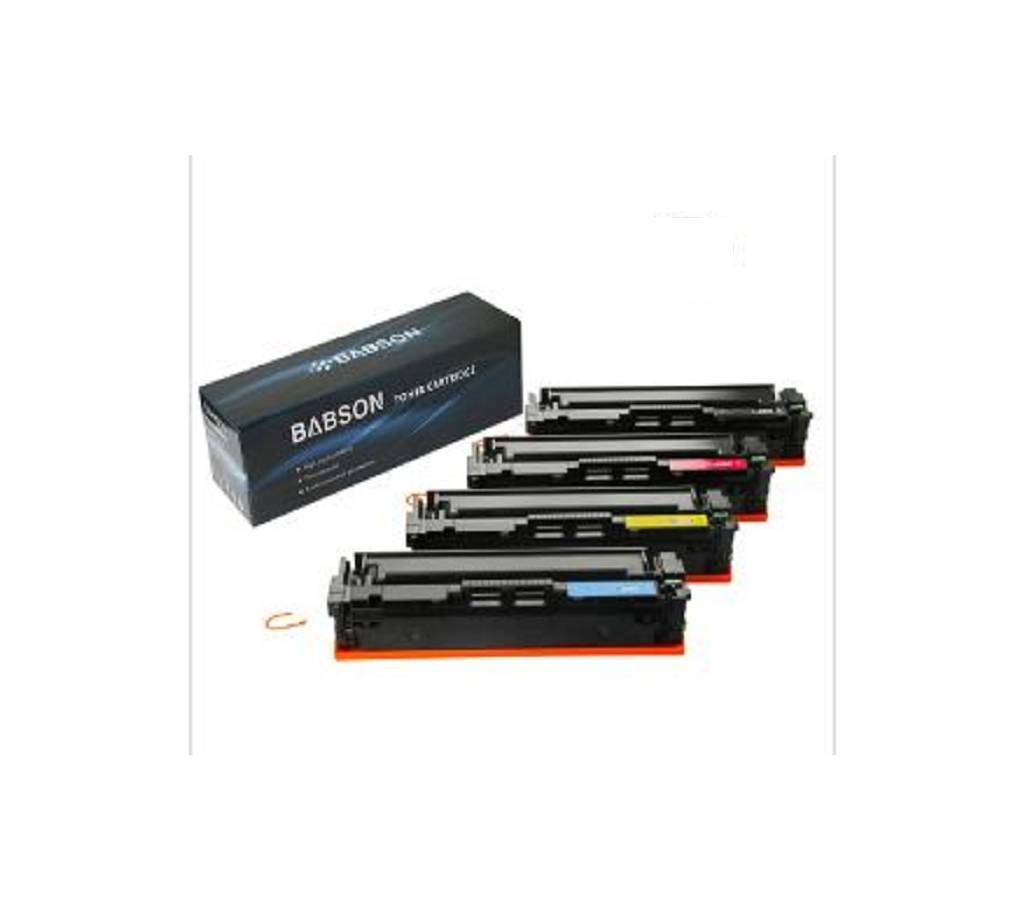 BABSON Compatible HP 410A CF410A CF411A CF412A CF413A High Yield Toner Cartridge