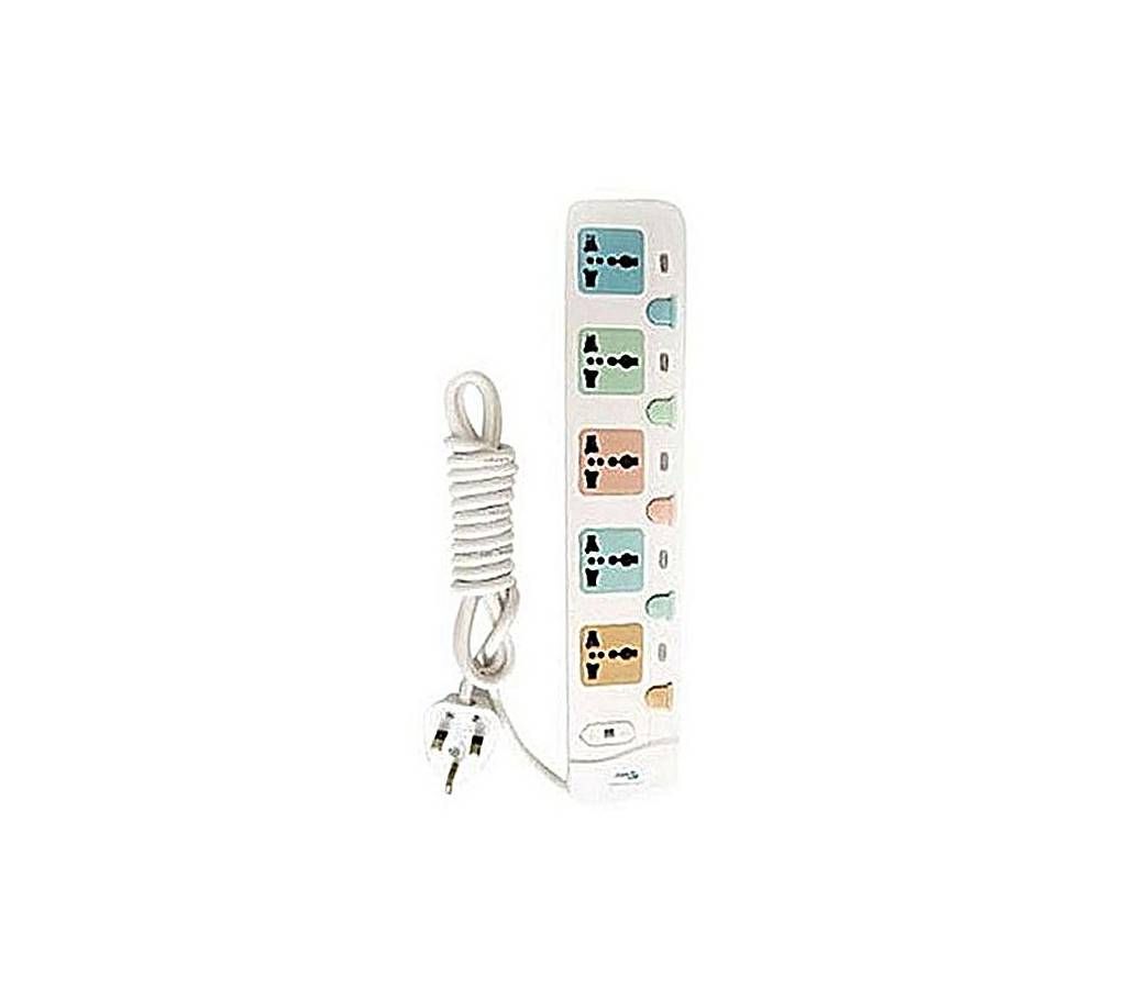 5 Port Multiplug - White