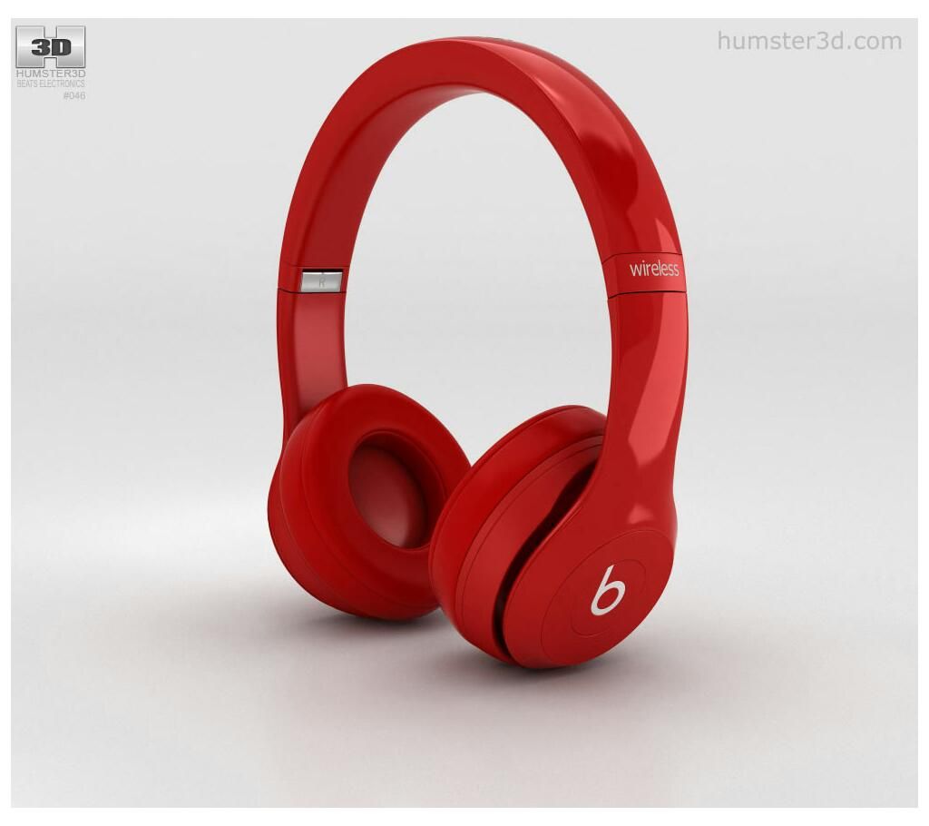 Solo2 Over the Ear Headphones Red