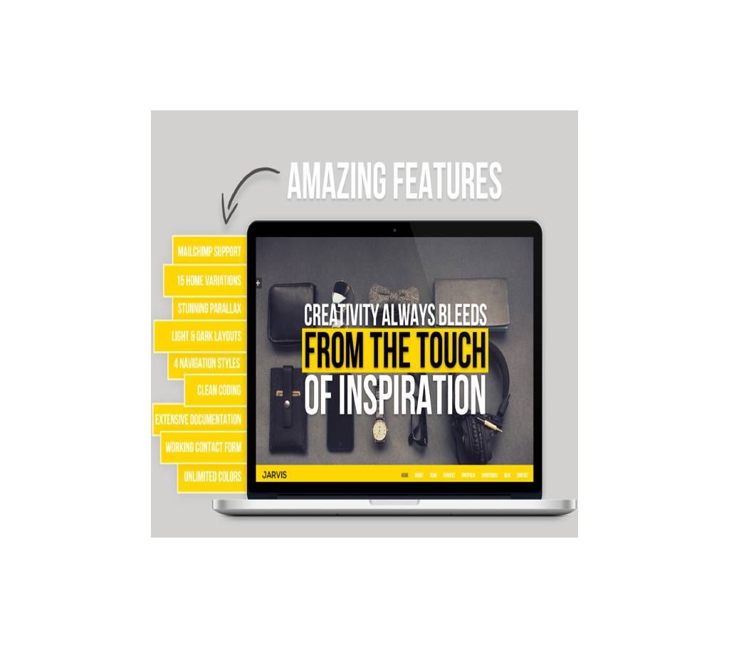 Jarvis WordPress theme Version-3.9.1