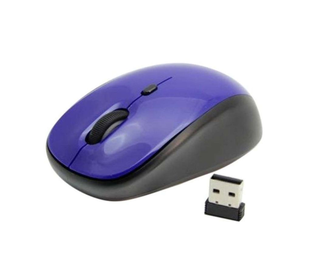 HV-MS979GT - Wireless Optical Mouse - Black and Blue
