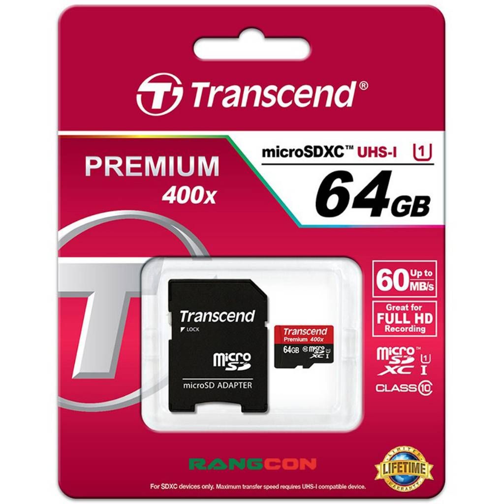 TRANSCEND 64 GB Memory card