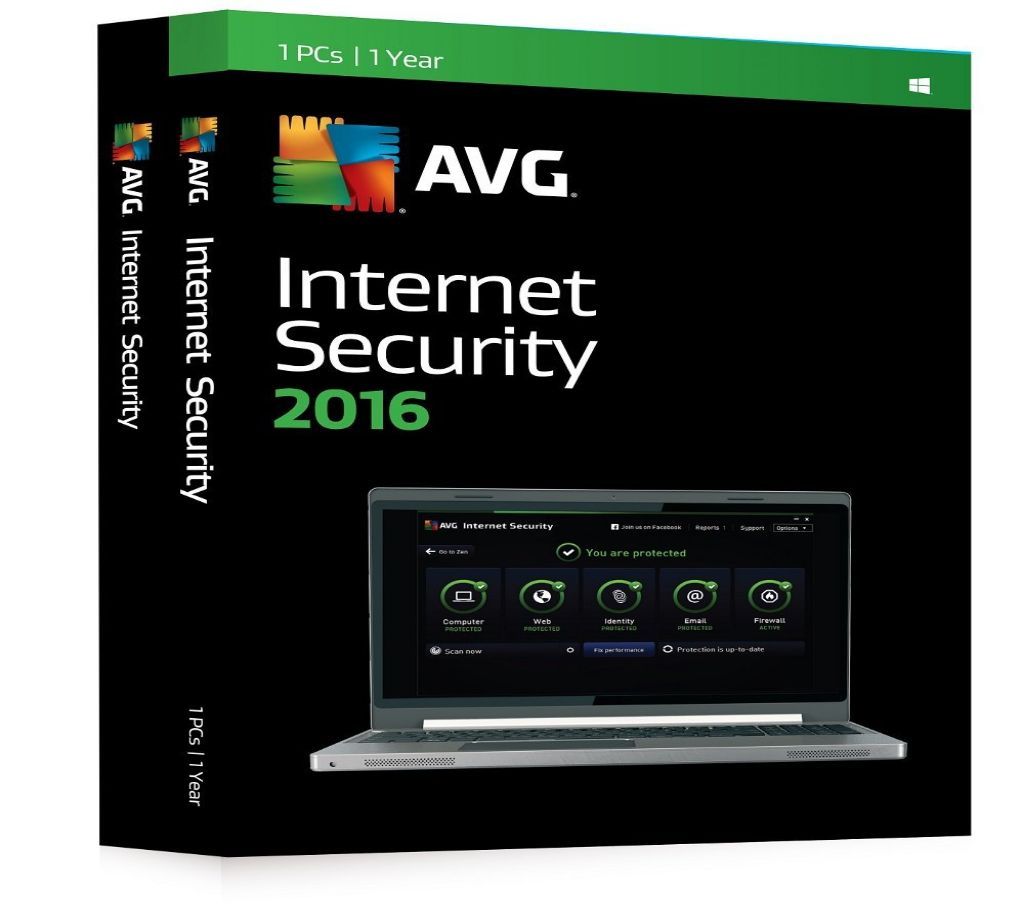 AVG Internet Security 16.131.7924 DVD (1 year licence)