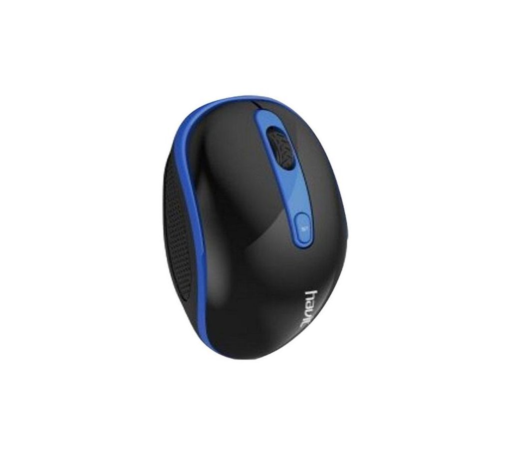 Hv-ms991gt - Wireless Optical Mouse - black And Blue 