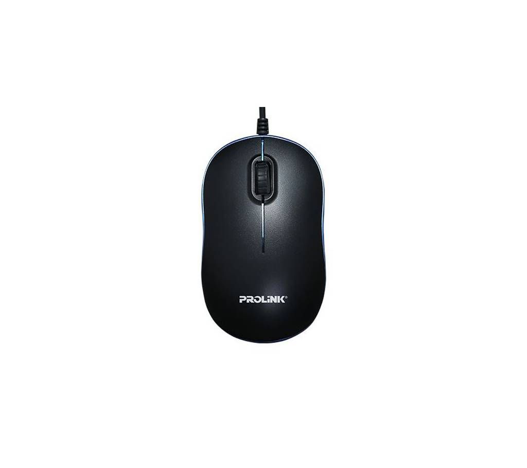 MOUSE PROLINK USB OPTICAL PMC1006-Black Blue