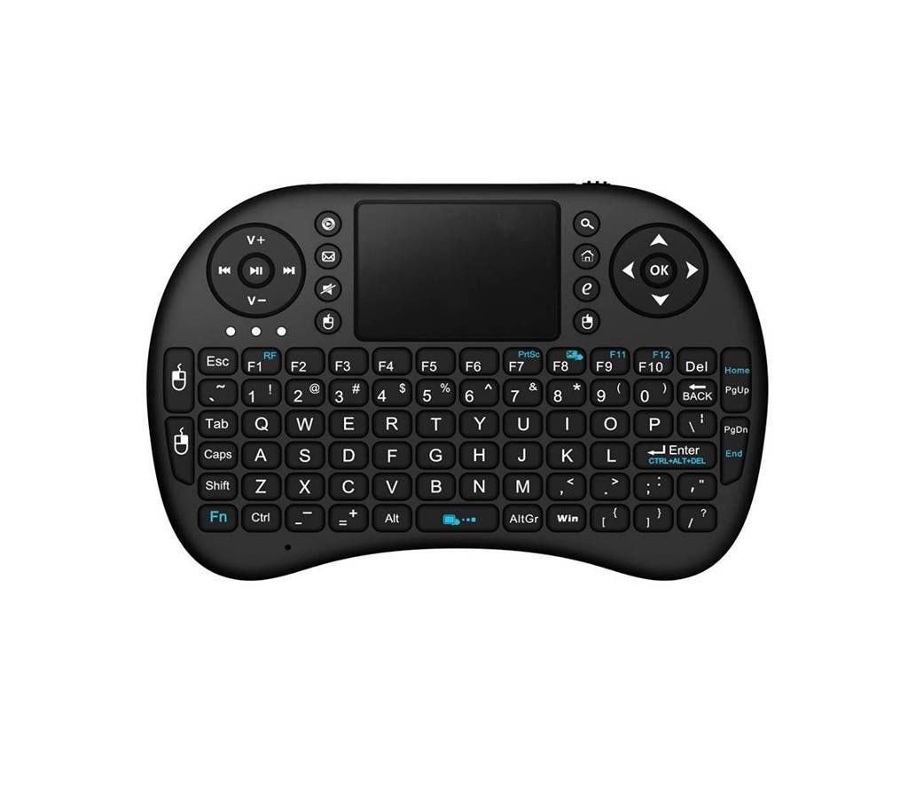 pocket usb keyboard   with Touchpad Mouse, LED Back light, Rechargable Li-ion Battery-Black