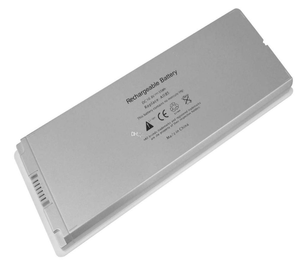 New Laptop Battery for Apple acBook 13" A1185 A1181 MA561G/A MA561LL/A MA566 MA566FE/A MA566G/A MA566J/A White