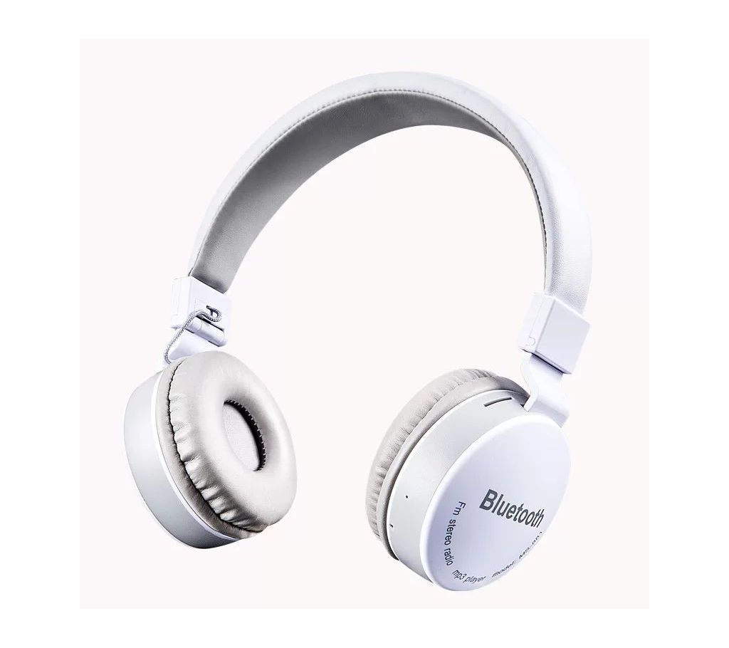 JBL MS-881A Wireless Bluetooth Headphone High Professional MS Stereo Earphone - White - AGF-Copy 