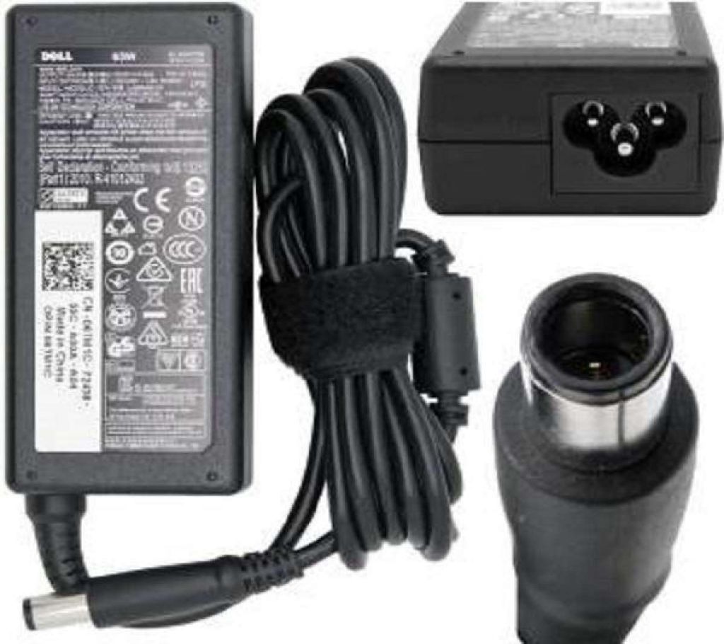 Dell Inspiron 19.5V 3.34A 65W Laptop Adapter - Black