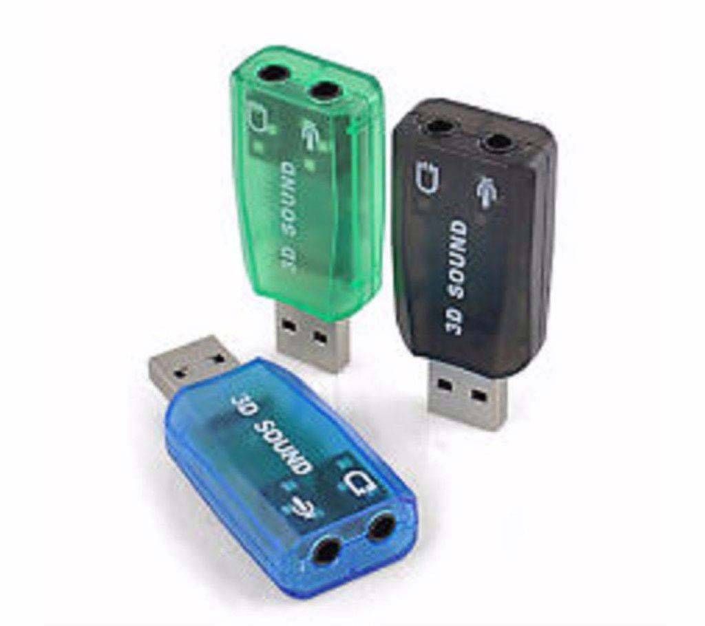 USB sound card- 1 pc 