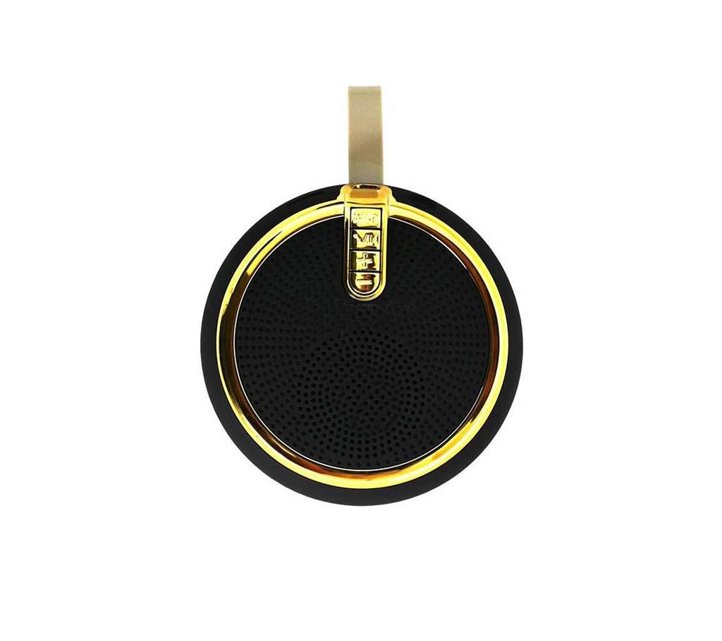 BS-119 Portable Mini Bluetooth Speaker-Black and Golden