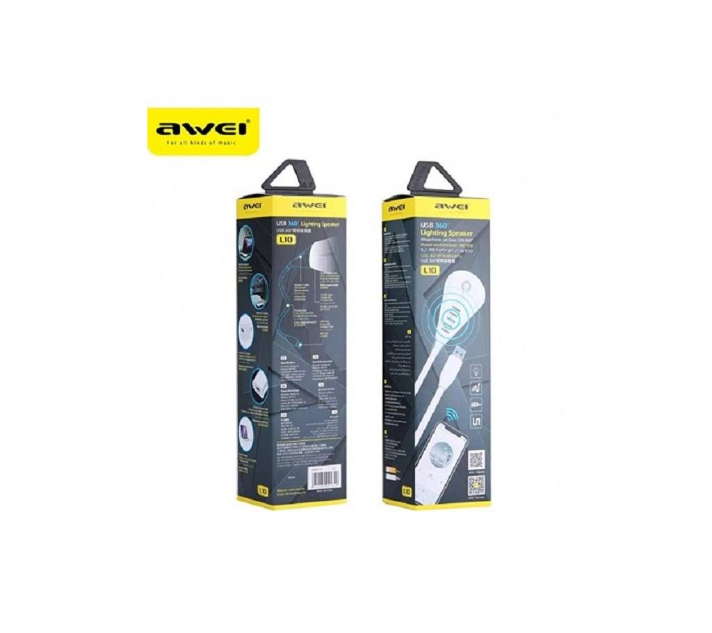 Awei L10 USB Light LED Bluetooth Speaker V4.2 Touch Screen