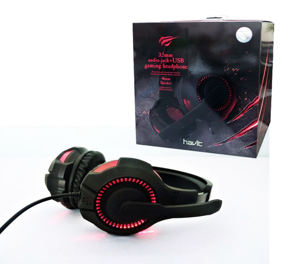 HAVIT HV-H2213d 3.5mm audio jack+USB gaming headphone