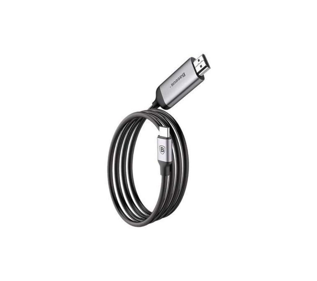USB Type C to HDMI Male Video Adapter Cable - Black