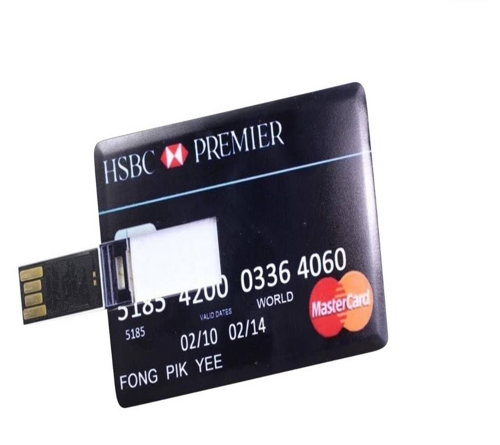 64GB HSBC Visa Card Shape Pendrive USB 3.0
