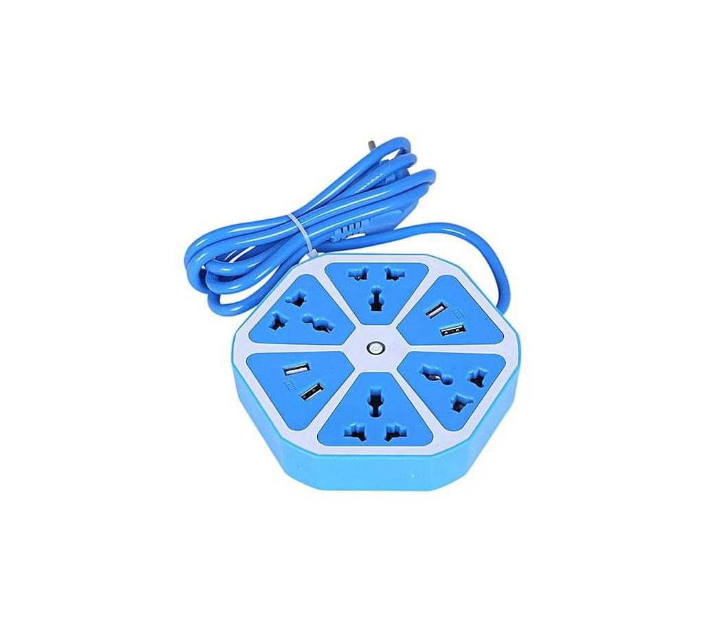 USB Socket hexagon multi plug