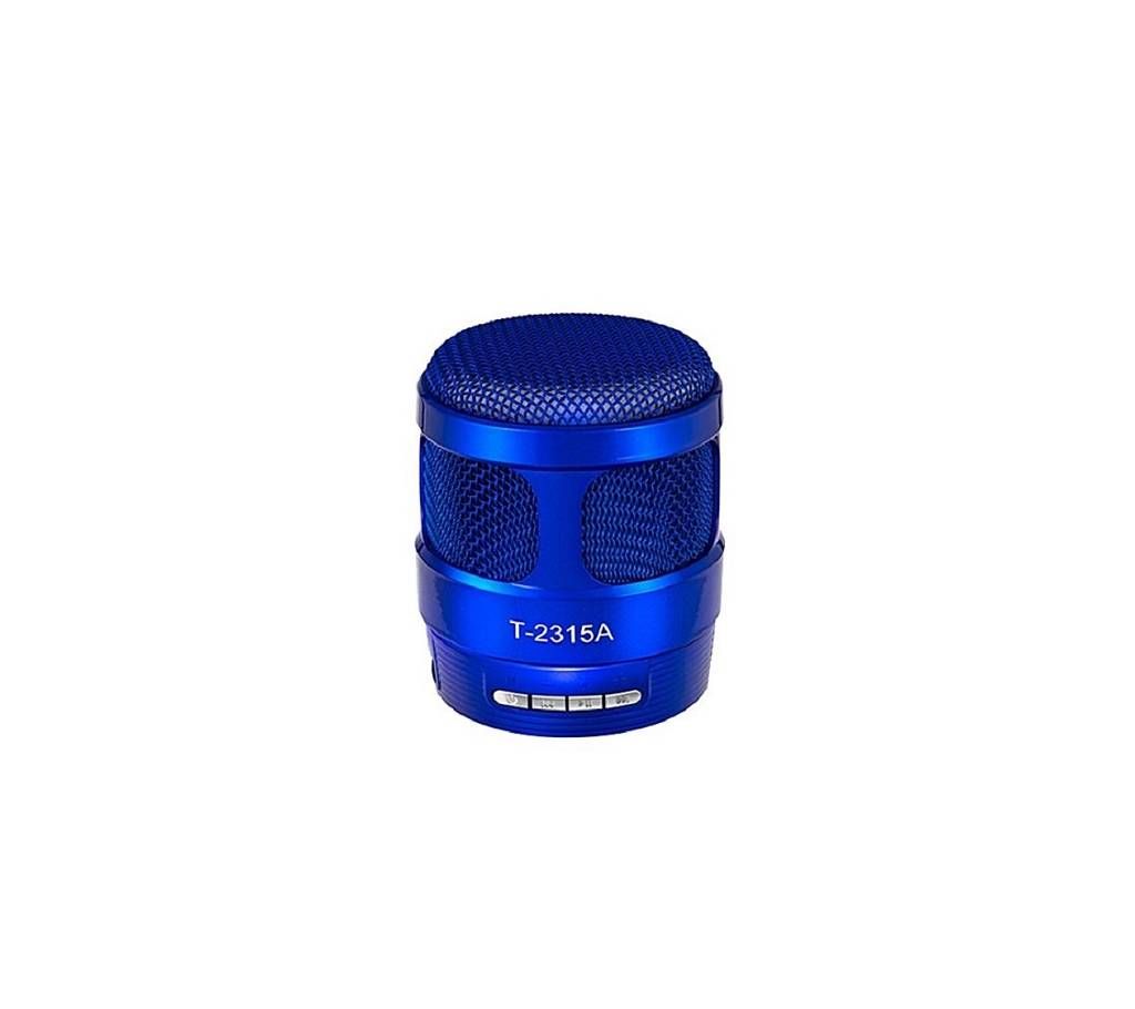 Portable Wireless Bluetooth Speaker Metal ( Blue )