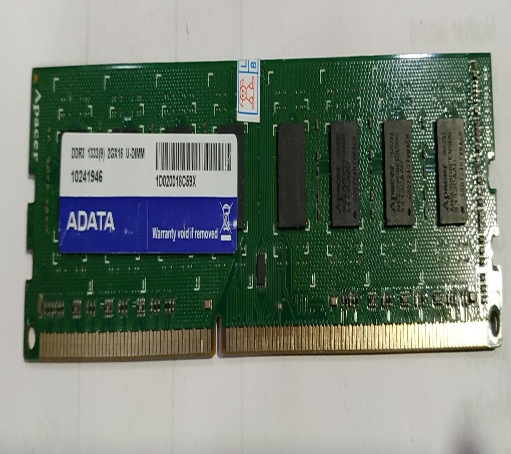 ADATA DDR-3  2GB  Desktop Ram.