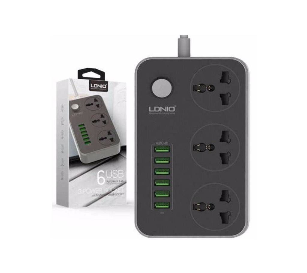 Ldnio SC3604 3 Power Socket 6 USB plug