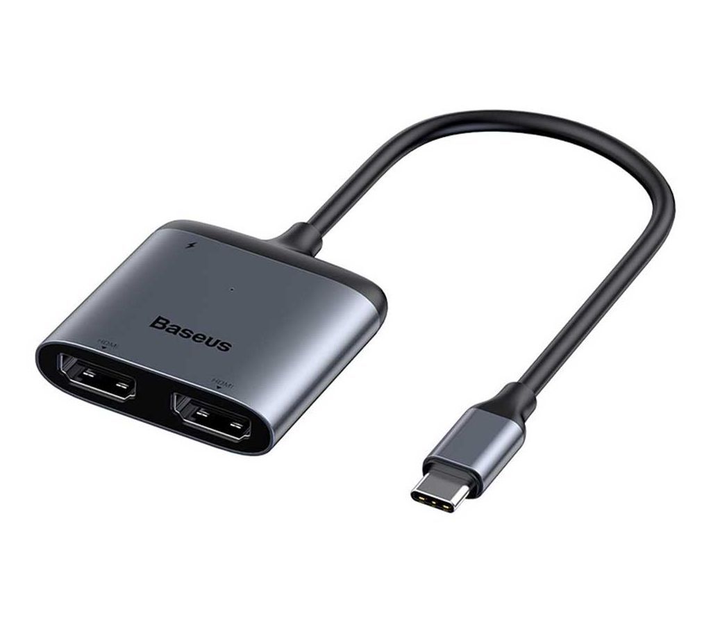 BASEUS ENJOY SERIES TYPE-C TO HDMI 2+PD HD INTELLIGENT HUB ADAPTER