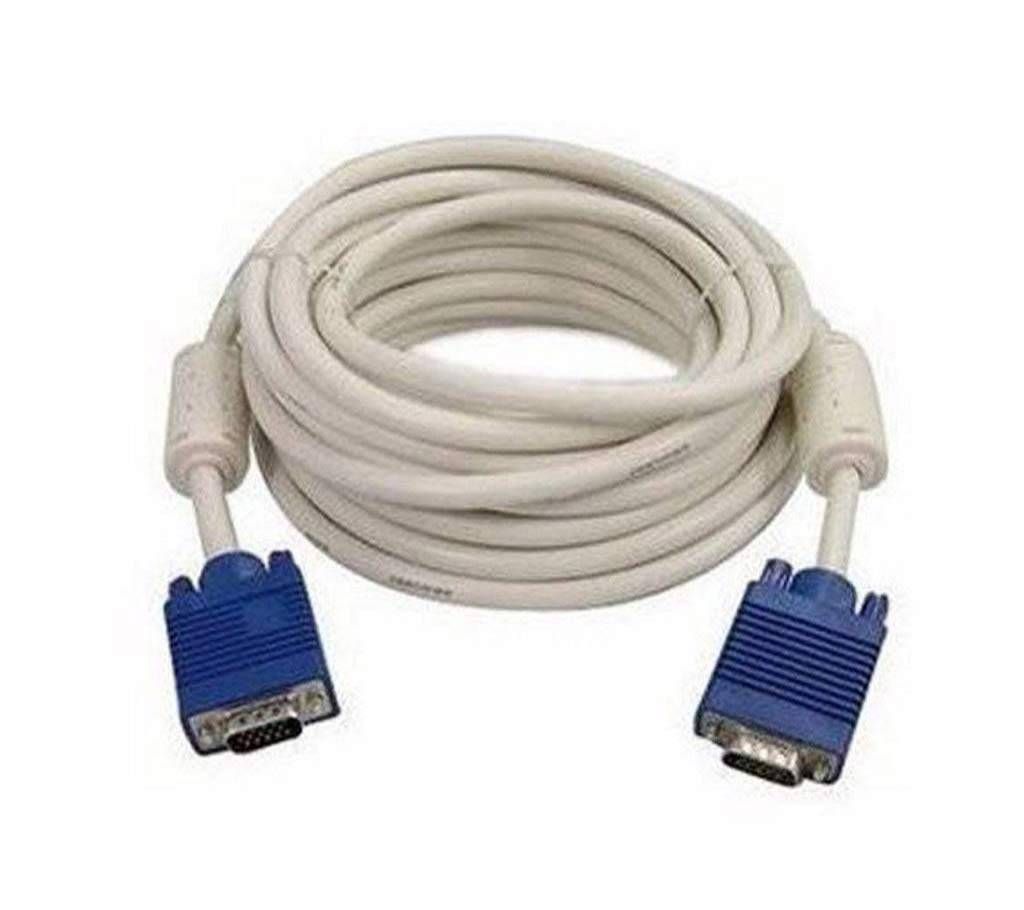 5M Monitor VGA Cable - White