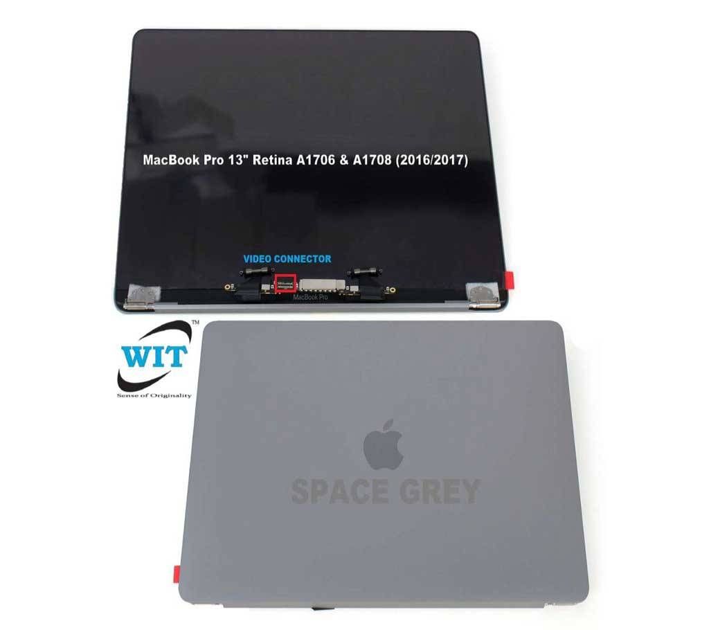 A1706 A1708 Apple Macbook Pro Retina (2016-2017) LCD Full Screen Assembly 13 SPACE GREY/SILVER 661-05095
