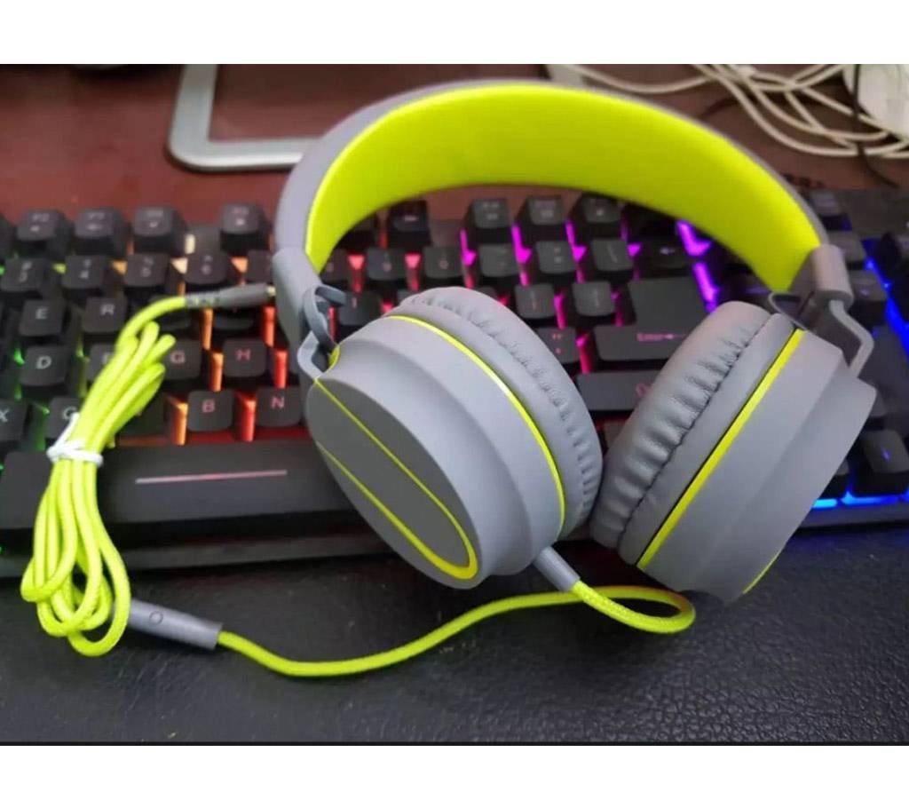 Shuer wired headset for all mobiles and smartphones - Green - AGF
