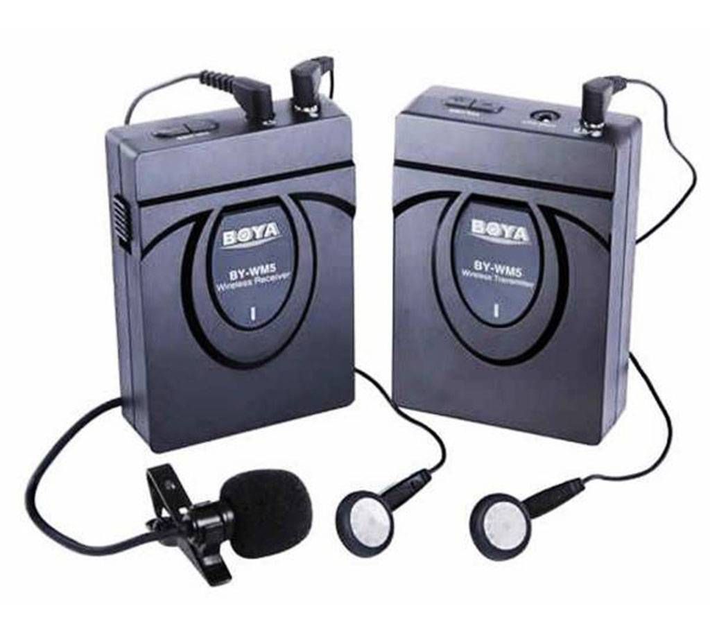 BOYA WM5 Wireless Lavalier Microphone 