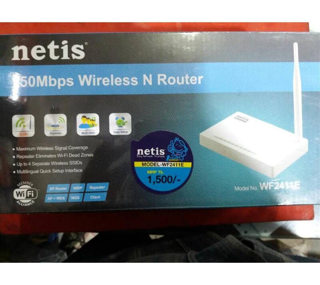 Netis WF2411 Router + Range Extendor 
