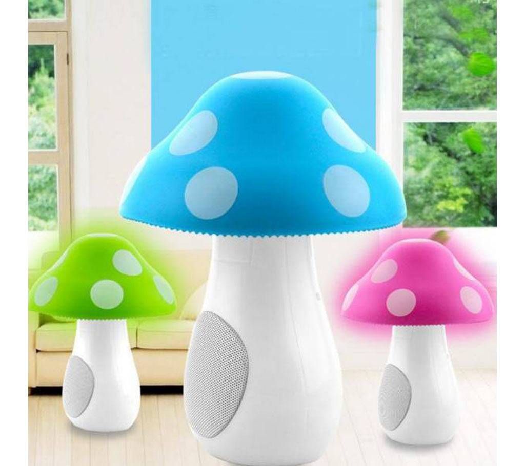 USB Mushroom LED Light Speaker - 1pc