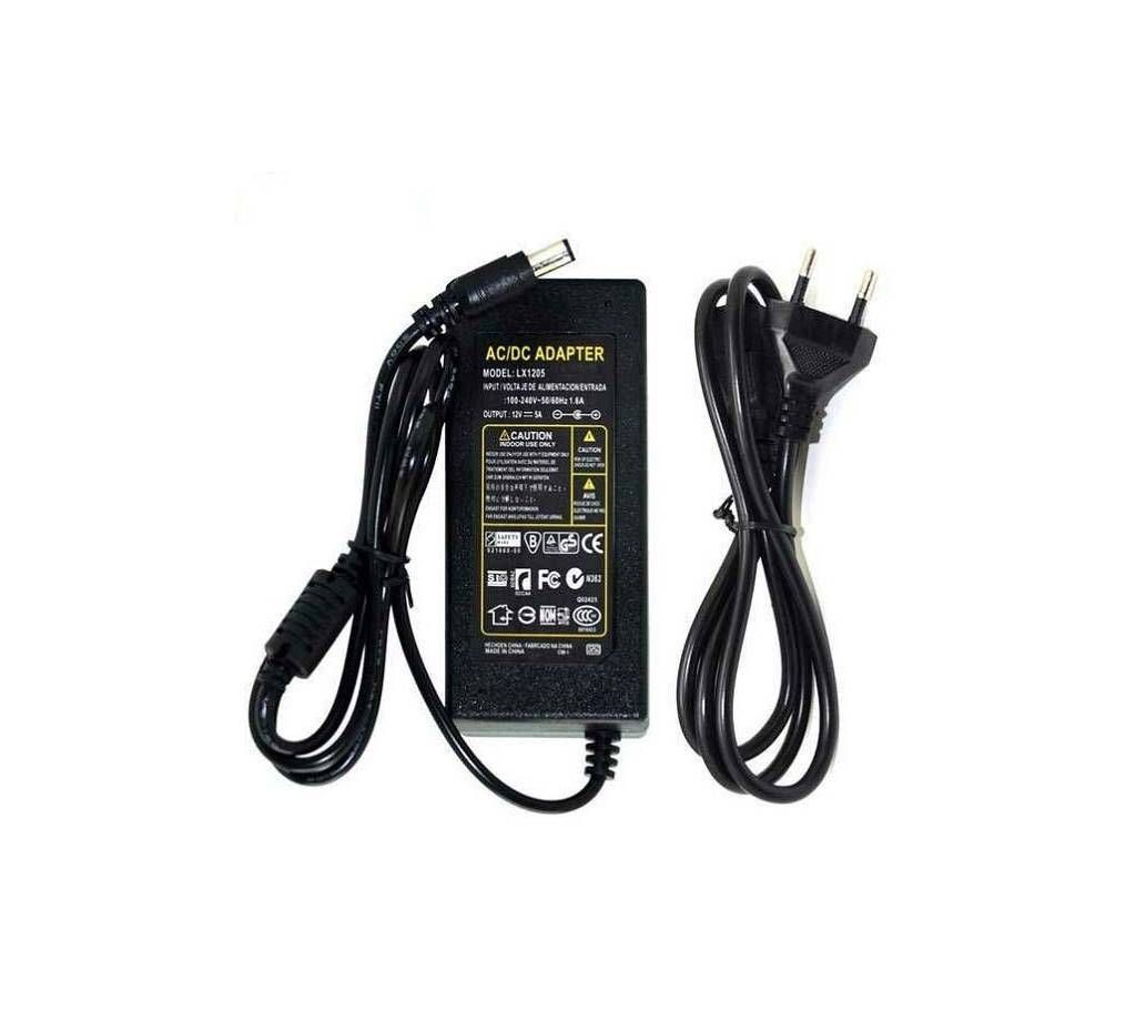 12V 5A Power Supply AC to DC Adapter