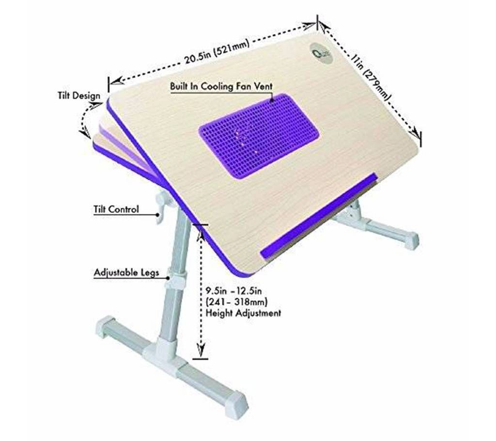 Laptop Table Stand with Cooling Fan