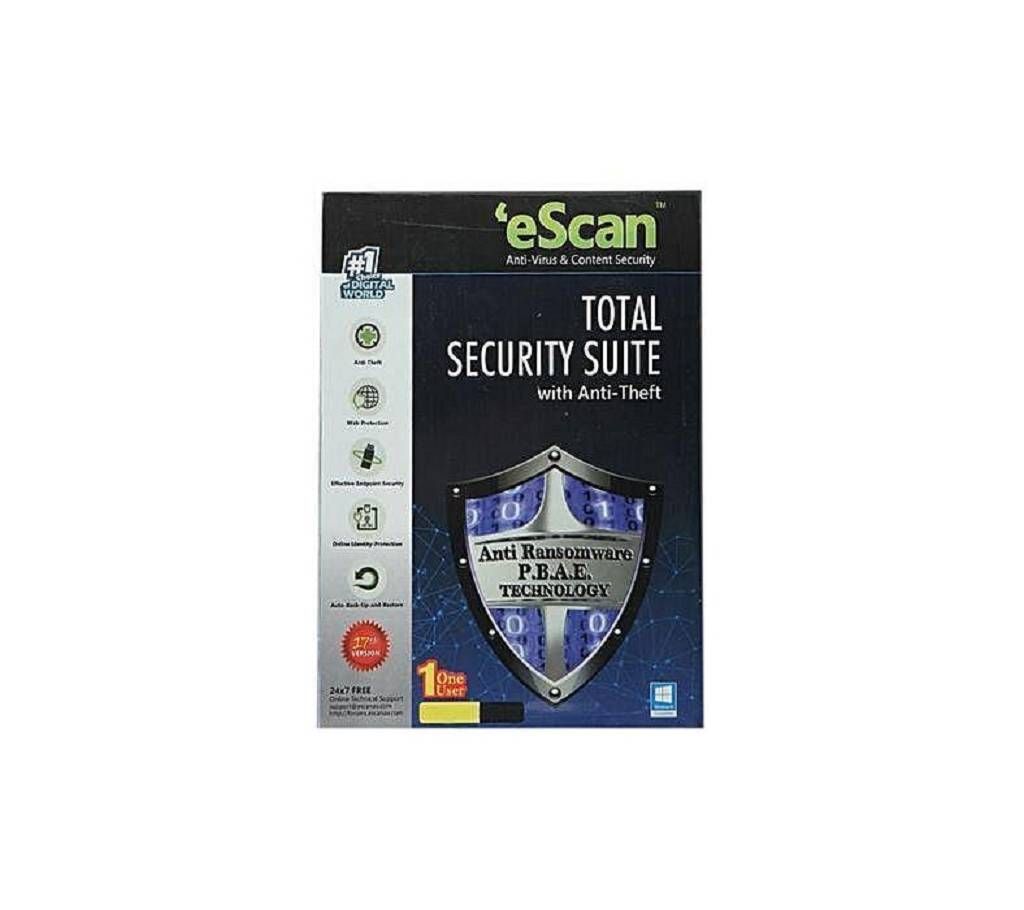eScan Total Security Antivirus with Anti Theft