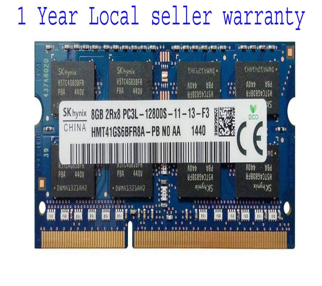 Original Hynix 8GB 1600 Mhz Laptop RAM PC3L-12800S