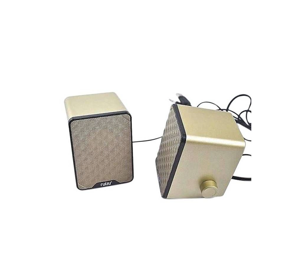 Ruizu RS 660 USB Notebook Speaker - Gold