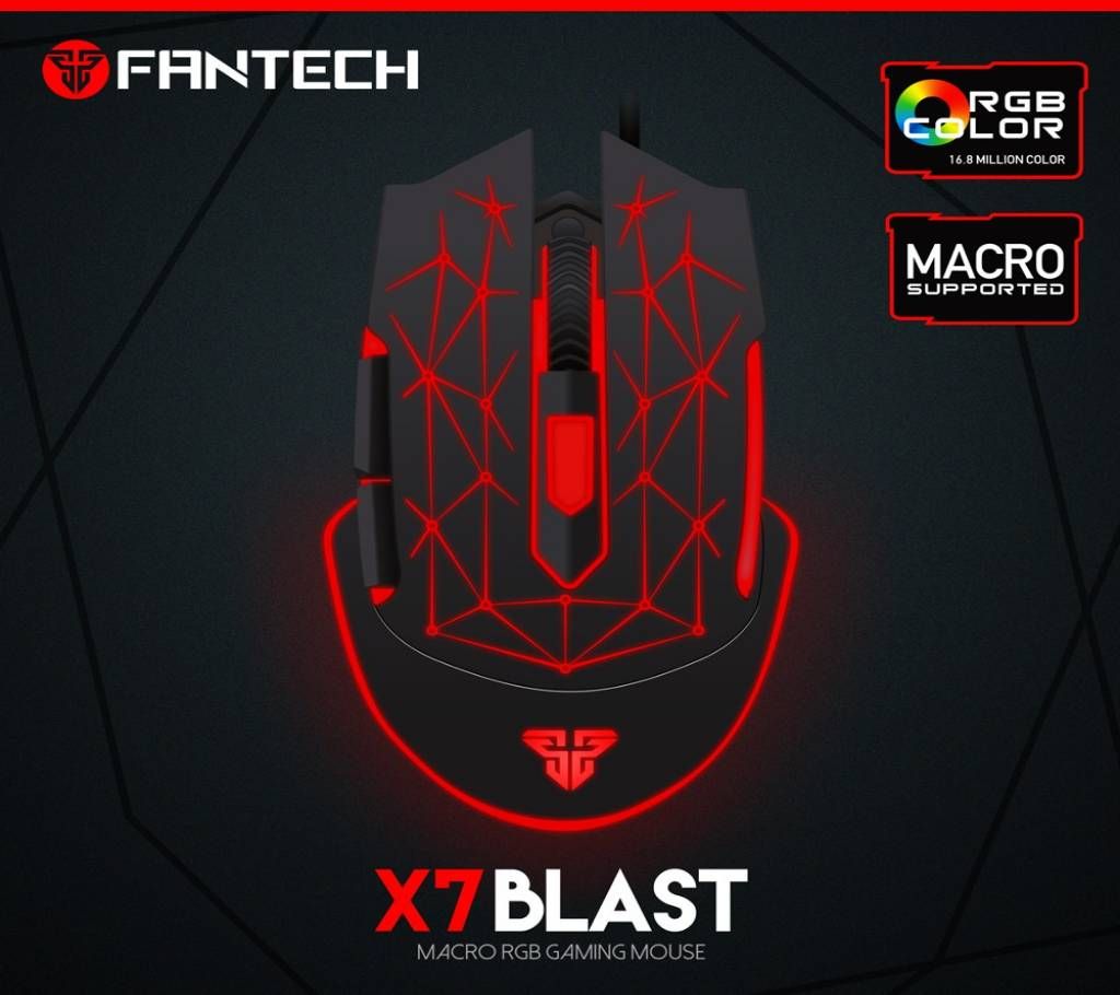 X7 Fantech Macro Programmable Gaming Mouse