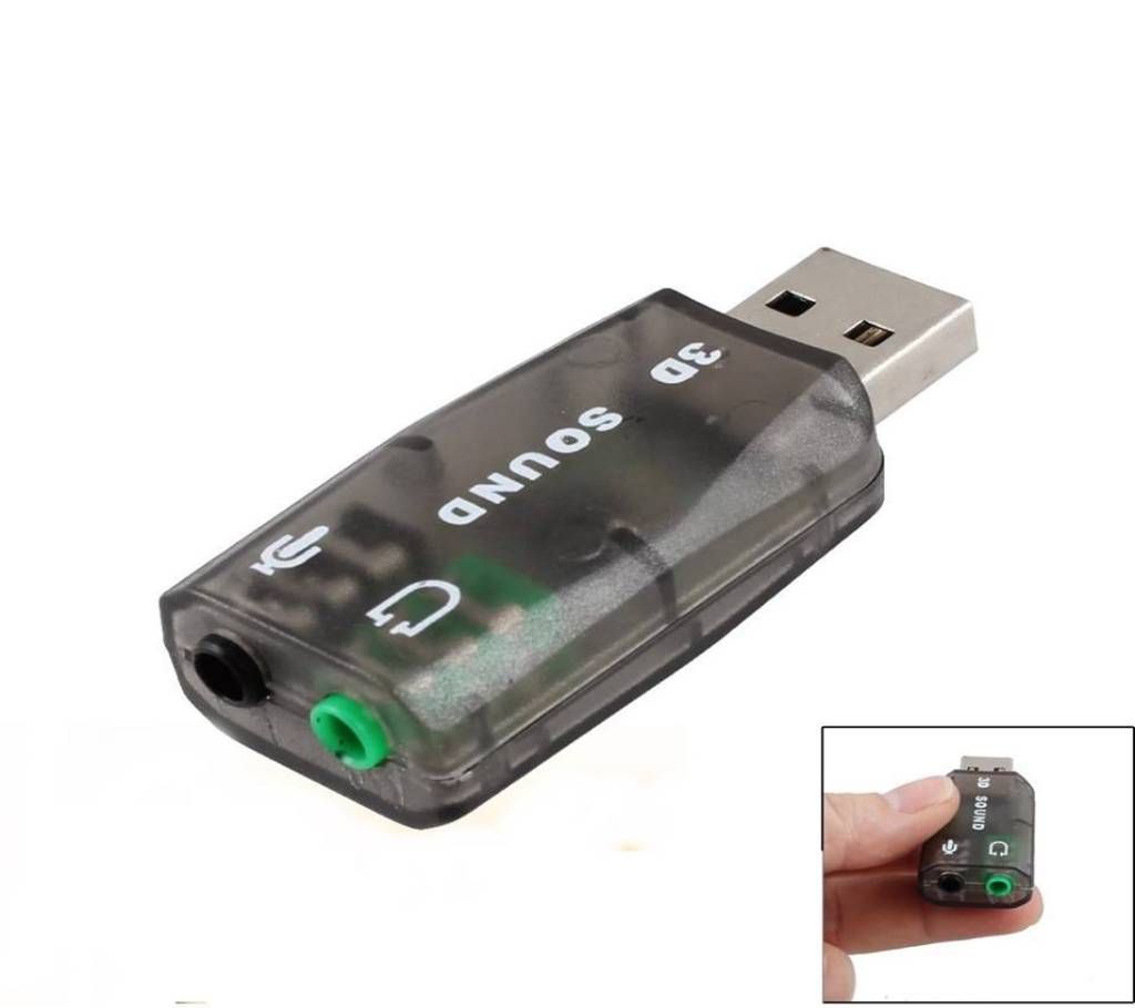 LEAD 3D 5.1 USB Sound Card Black